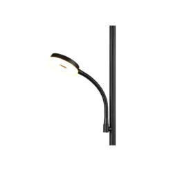 Reality LED Stehleuchte SPECTER schwarz mit Lesearm