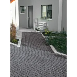 Rechteckpflaster anthrazit, 20x10x6 cm50 Stk./qm, incl. 2 Wuerfel/Lage