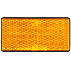 Reflektor orange viereckig 2 Stueck
