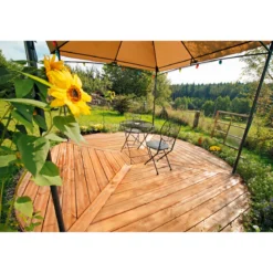 Rettenmeier Terrassendiele Kiefer/Teak 300 x 14,5 x 2,8 cm
