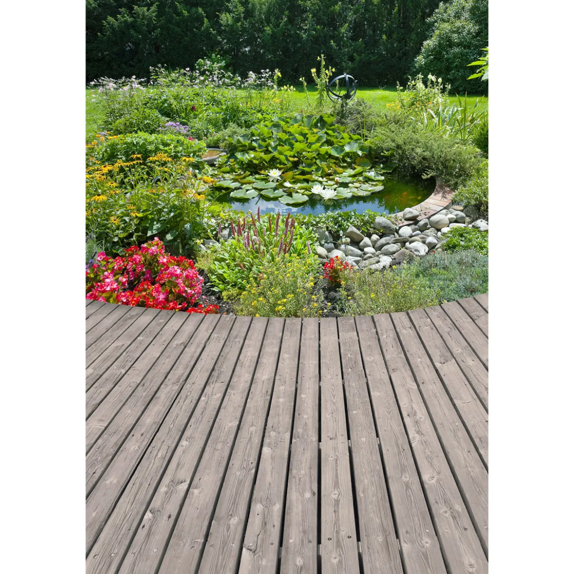 Rettenmeier Terrassendiele grau 300 x 12 x 2,1 cm