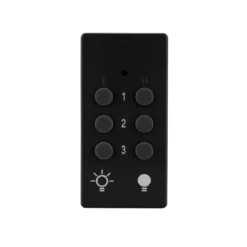 REV Ritter Funkschalt-Set außen IP44 Standard mit Fernbedienung 2+1 schwarz
