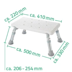 RidderBad-Schemel höhenverstellbar