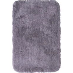RidderTeppich Chic 60 x 90 cm grau Polyester-Microfaser