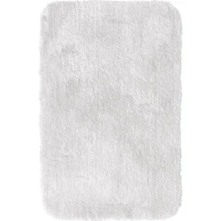 RidderTeppich Chic 60 x 90 cm weiß Polyester-Microfaser