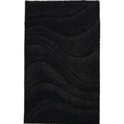RidderTeppich La Ola 60 x 90 cm schwarz Polyester