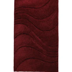 RidderTeppich La Ola 60 x 90 cm weinrot Polyester