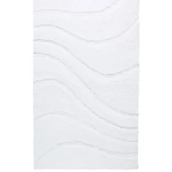 RidderTeppich La Ola 60 x 90 cm weiß Polyester