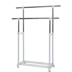 Roll-Kleiderständer XXL 90-134 x 44 x 95-169 cm