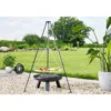Rothmann Dreibein fuer Feuerschalen Dm.60cm massives Stahlgestell Grillfl. 58cm