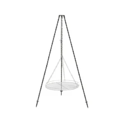 Rothmann Dreibein fuer Feuerschalen Dm.60cm massives Stahlgestell Grillfl. 58cm