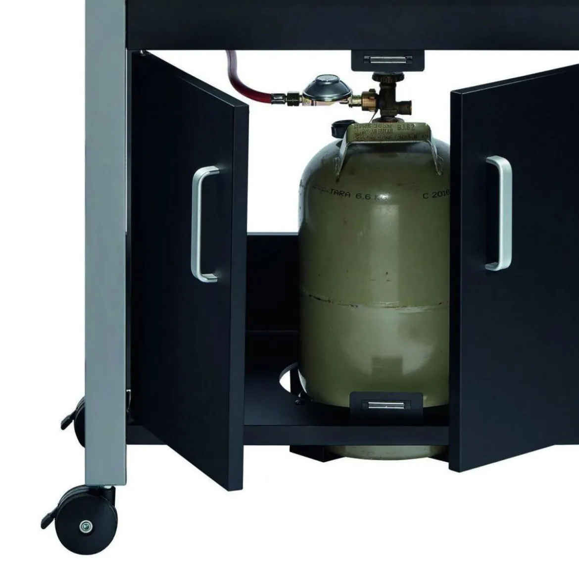 Rothmann Gasgrillwagen Ottawa 3 Brenner je 3,2 kW gusseisernes Grillrost
