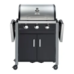 Rothmann Gasgrillwagen Ottawa 3 Brenner je 3,2 kW gusseisernes Grillrost
