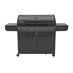 Rothmann Gasgrillwagen Vulcano 6 Turbo Plus Black Edition