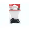 Rundkopf, 10 Stk. PVC schwarz