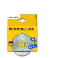 Schellenberg Gurtband Maxi 23 mm / 6 m weiß