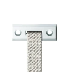 Schellenberg Gurtführung eckig für 14-23 mm Gurtband weiß
