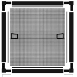 Schellenberg Insektenschutz-Fenster Plus 130 x 150 cm anthrazit