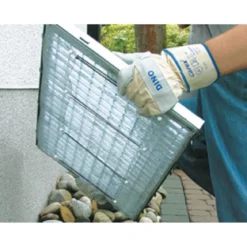 Schellenberg Lichtschacht-Gitter Sauberer Lichtschacht Aluminium 50 x 125 cm