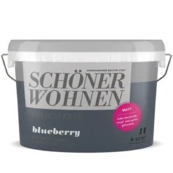 Schöner Wohnen Farbe Trendfarbe Blueberry 1 L