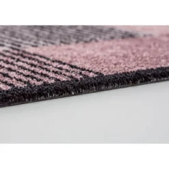 Schöner WohnenSchmutzfangmatte Manhattan 67x100 cm Geomix Kastanie-rose