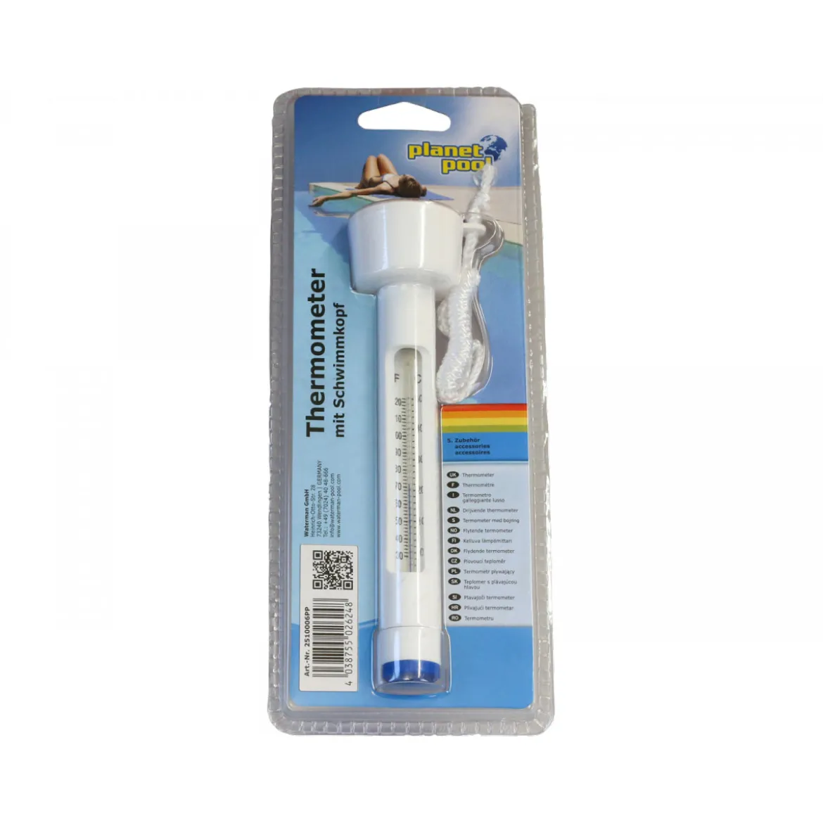 Schwimmkopf-Thermometer de Luxe