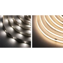 SimpLED COB Strip Set 1,5m warmweiss 7W230/12V DC weiss Metall