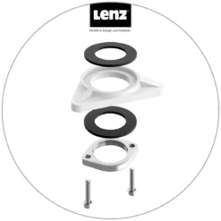 SP-Armatur ALUNA mit Geschirrbrause,schwenkbar, Keramikkar., Edelstahl-Optik