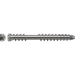Spax Terrassenschrauben-Set Zylinderkopf 5 x 50 mm 400-teilig