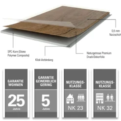 SPECHT SPC Vinyl Ambiente Goldeiche d.1220x230x4,8mm NS 0,5