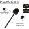 Stand WC-Garnitur Rivalta, schwarz