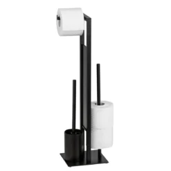 Stand WC-Garnitur Rivalta, schwarz
