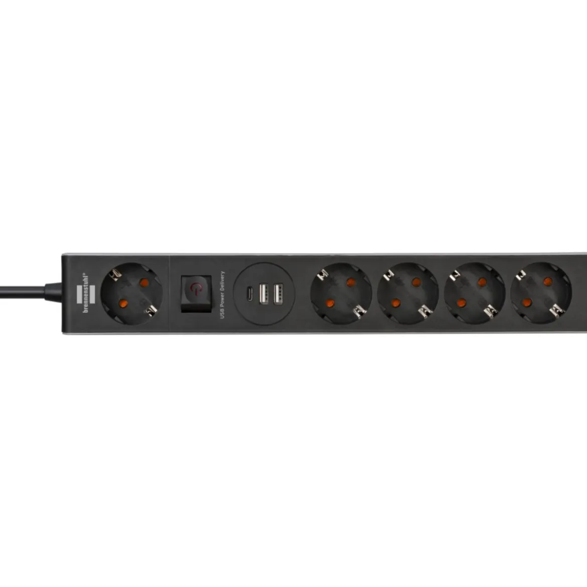 Steckdosenleiste 5-fach 2xUSB, 1xUSB-CQuickCharge