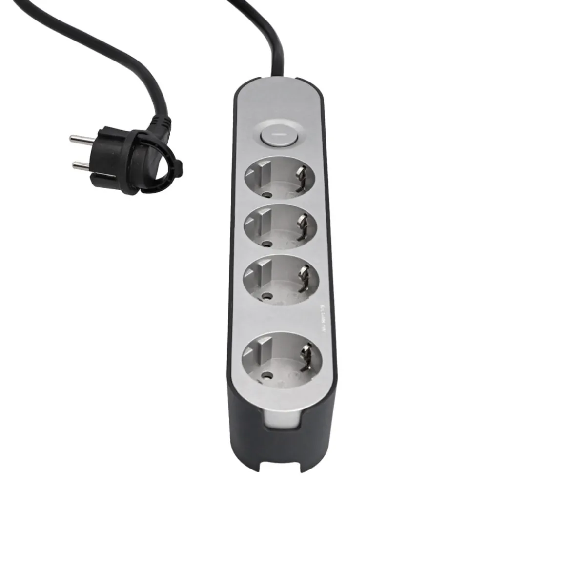 Steckdosenleiste GREENLINE silber/anthrazit
