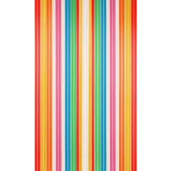 Streifenvorhang aus PE Folie bunt