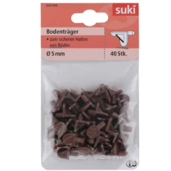 Suki Bodenträger Kunststoff Durchmesser 0,5 x 0,8 cm braun 4 Stück