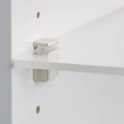 Suki Bodenträger Stahl/Kunststoff Durchmesser 0,5 x 0,8 cm vernickelt 4 Stück