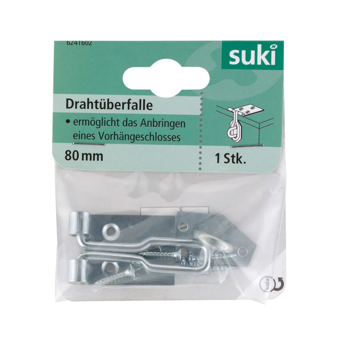 Suki Drahtüberfalle verzinkt 8 cm