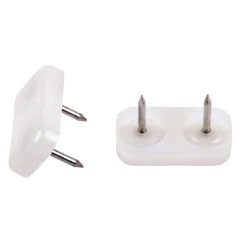 Suki Gleitnägel 30 x 18 mm weiß 4 Stück