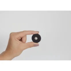 Suki Magnet Neodym mit Senkbohrung Ø 32 x 6 mm, gummiert, schwarz
