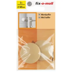 Suki Wandpuffer-Set klebend 4 cm beige 2 Stück