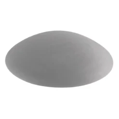 Suki Wandpuffer-Set mit Schrauben klebend 6 cm grau 2 Stück