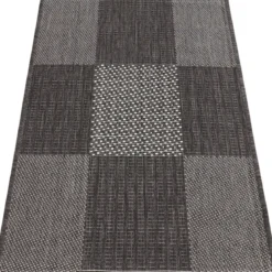 Teppich Arizona 67x140cm kariertanthrazit 972-81