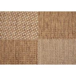 Teppich Arizona 160x230cm kariert beigebraun 972-10