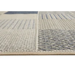 Teppich Clyde 80x200cm beige-blau