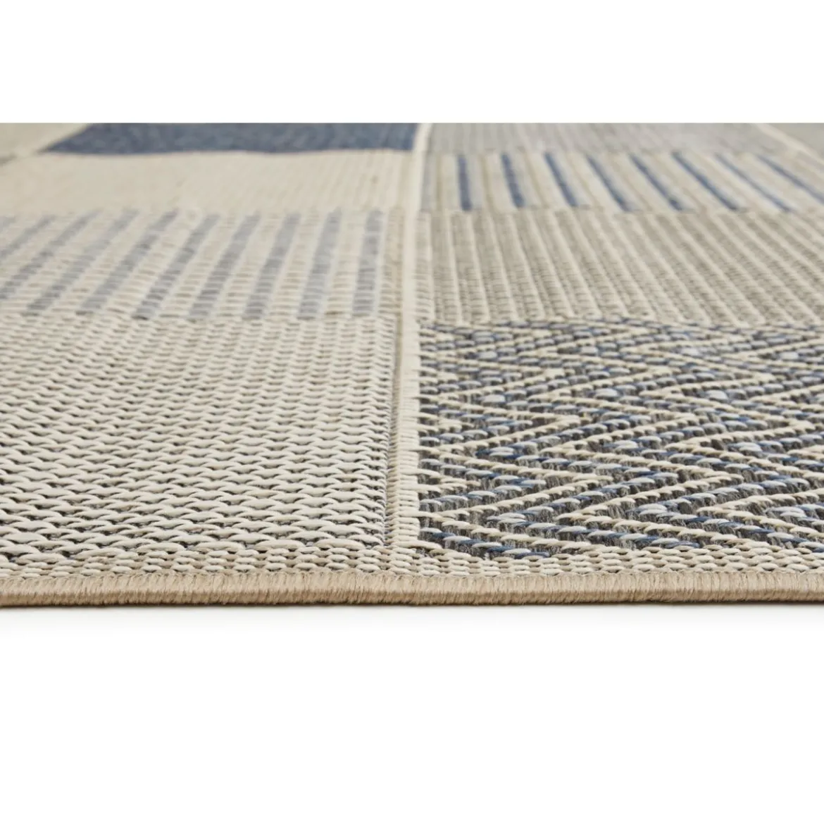 Teppich Clyde 160x230cm beige-blau