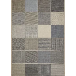 Teppich Clyde 160x230cm beige-blau