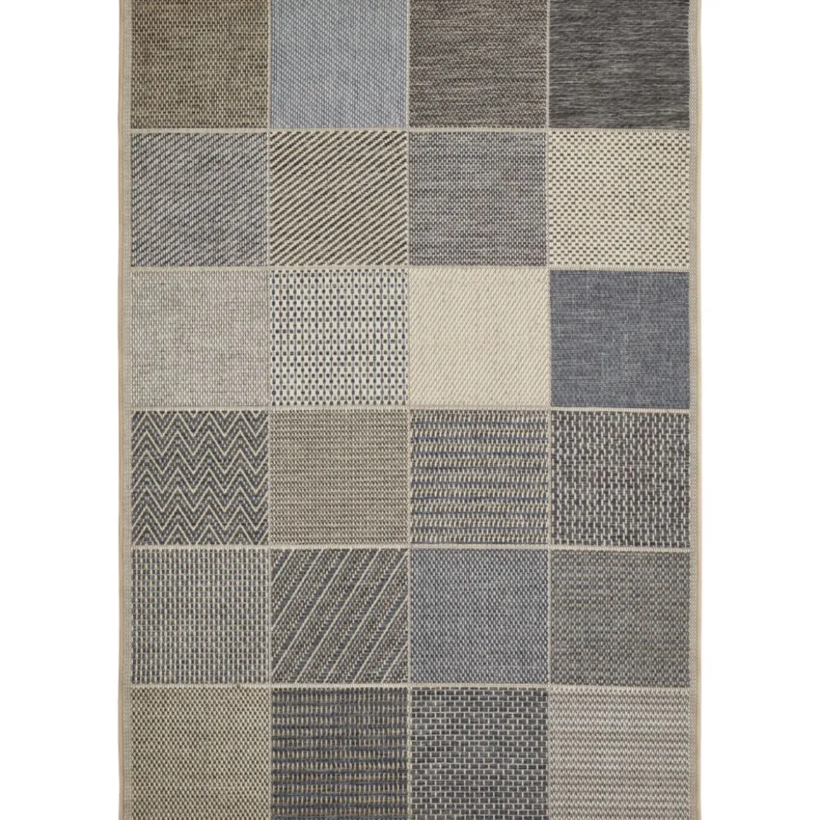 Teppich Clyde 160x230cm beige-blau