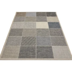 Teppich Clyde 120x170cm beige-blau