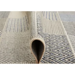 Teppich Clyde 67x120cm beige-blau
